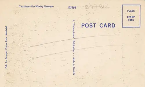 B77612 montreal university m canada scan front/back image