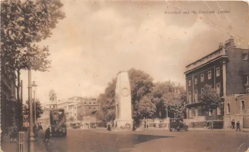 BF34715 london uk whitehall and the cenotaph uk front/back scan