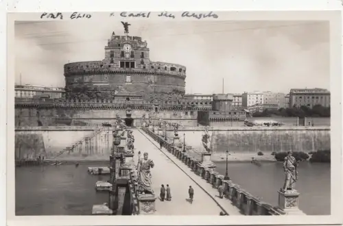 BF32404 ponte elia e castle s angelo roma italy front/back image