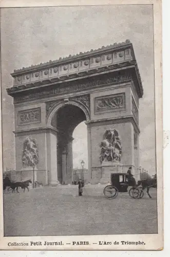 BF11623 l arc de triomphe paris france front/back image