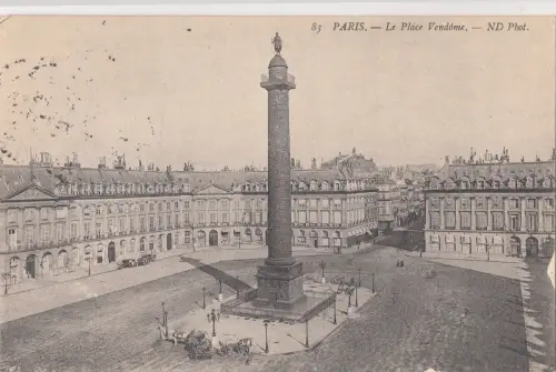 BF11636 le place vendome paris france front/back image