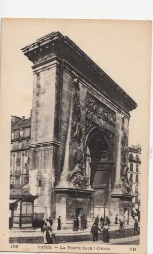 BF11605 la porte saint denis paris france front/back image