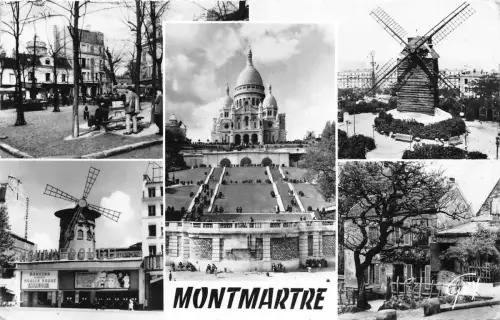 B73034 Montmartre Paris Windmühle Frankreich
