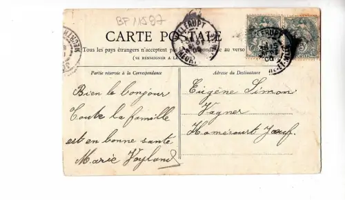 BF11597 eglise saint augustin paris france front/back image
