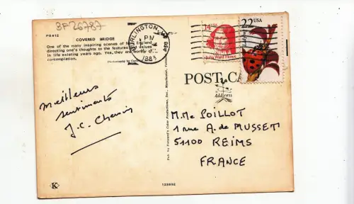 BF26787 Coverd Bridge Canada Front/Back Image