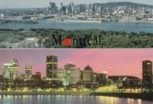 BF18733 Montreal Panorama Kanada Vorder-/Rückbild