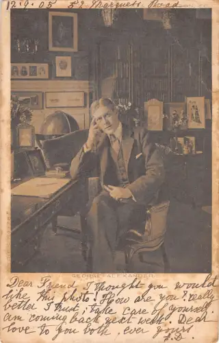 uk38010 george alexander englischer Bühnenschauspieler, Theaterproduzent Theaterleiter