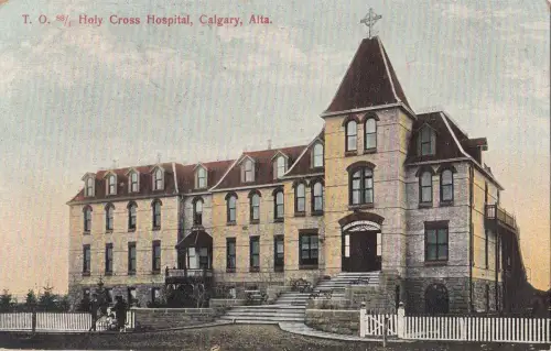 B77661 Holy Cross Hospital Calgary R Canada Scan Front/Back Bild