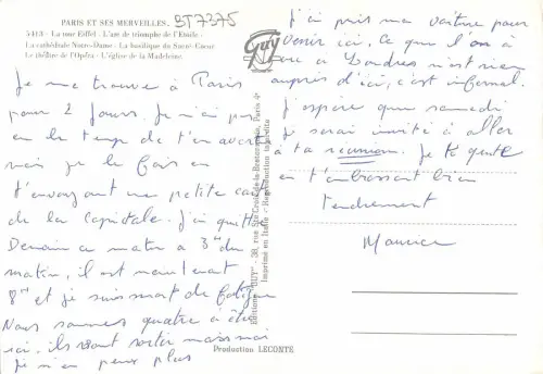 BT7375 paris le tour eiffel Frankreich