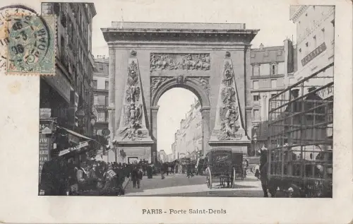 BF11648 porte saint denis paris france front/back image