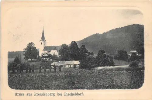 Lot 83 gruss aus freudenberg bei pischeldorf kärnten österreich nach Ploiesti geschickt