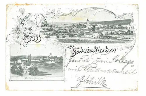 B82486 Österreich KEIN Boheimkirchen Litho Vorder-Rückseite Bild