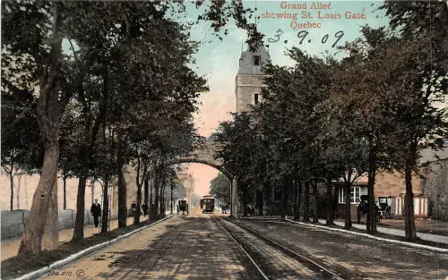 br105829 grand alee zeigt st louis gate quebec canada