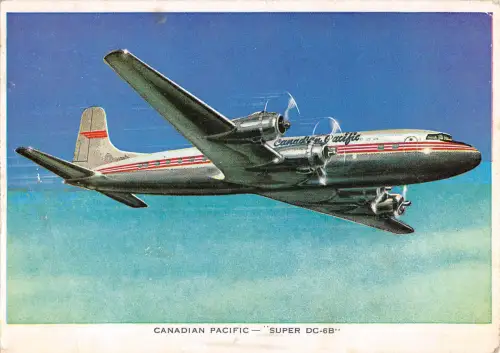 B99659 canadian pacific super dc 6b canada aviation plane avion