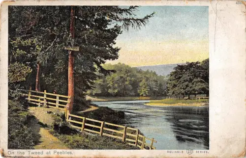 BR74285 auf dem Tweed bei Peebles Schottland