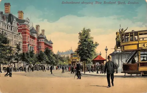 BR64834 Damm zeigt neuen scotland yard london uk