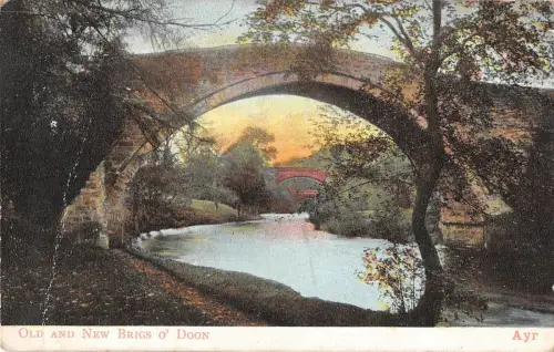 BR74361 alte und neue Brigs o doon ayr scotland