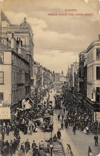 BR64341 Glasgow Argyle Street und Union Street Doppeldecker Schottland