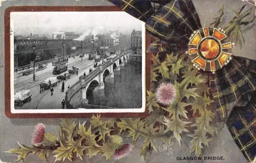 BR75278 Bridge Tramway Straßenbahn LKW Glasgow Schottland