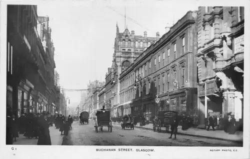 BR64375 Buchanan Street Glasgow Wagen Echtfoto Schottland