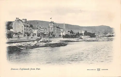 BR64227 Dunoon Esplanade from Pier Scotland