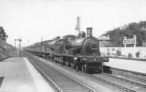 BR74244 Luncarty Zug Eisenbahn Loch Klasse Loch Labben Echtfoto Schottland