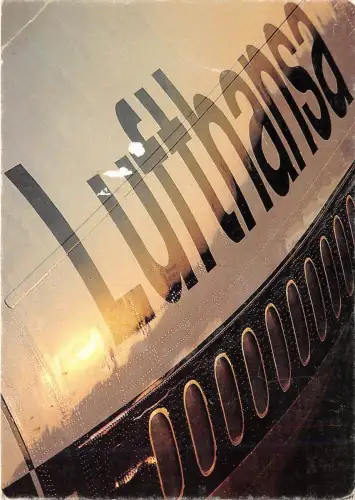 B0201 Aviation Germany Lufthansa Official PPC Front/Back Scan