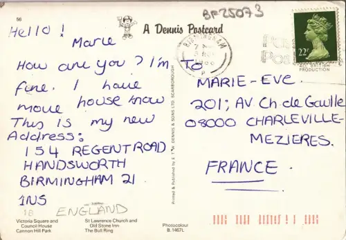 BF25073 birmingham united kingdom front/back image