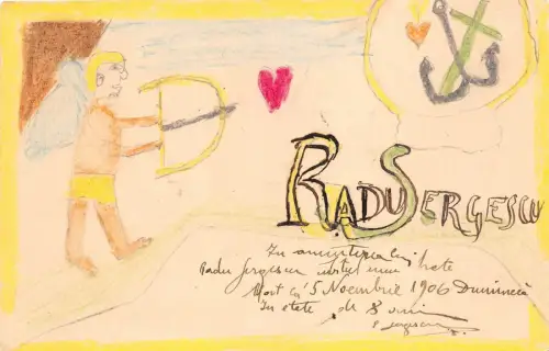 B30177 Kinderkind Rumänien auf Ganzsache