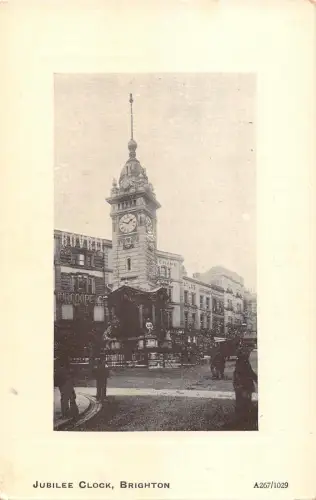 uk38091 jubilee clock brighton real photo uk lot 14 uk