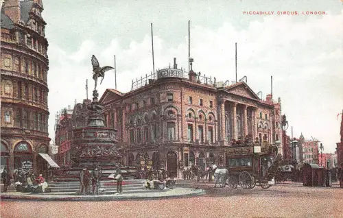 BF34347 Piccadilly Circus London UK Front/Back Scan