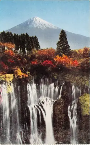 Lot 28 Japan Landschaft Mount Fuji Wasserfall