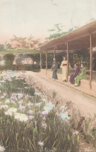 B78029 Gheisa Typen Kostüm Folklore Frauen Japan Scan Vorder-/Rückseite Bild