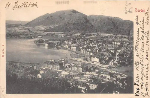 B65186 Norwegen Bergen Panorama