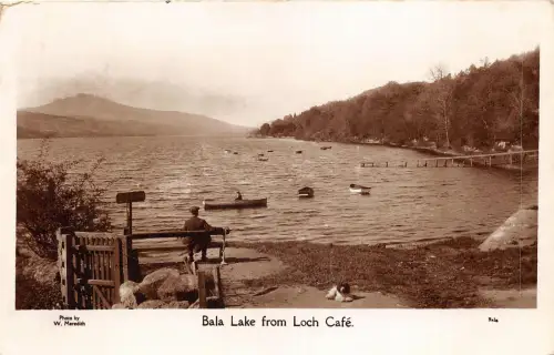 br107805 bala lake from loch cafe wales uk