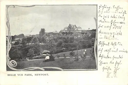 ukuk41164 belle vue park newport wales echtfoto uk