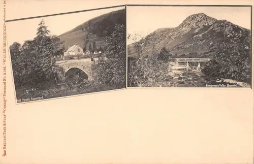 BR81305 alte Kirche llanwrtyd Wales