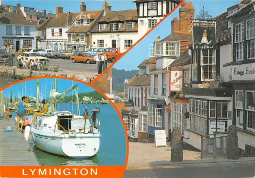 BR83291 lymington windfall ship bateaux wales