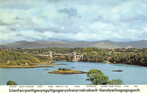 BR77893 Kirche Maria und Hohl Schnell Whirlpool Wales 14x9cm