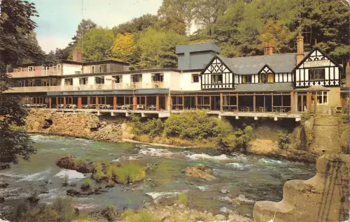 uk9744 chain bridge hotel llangollen wales uk