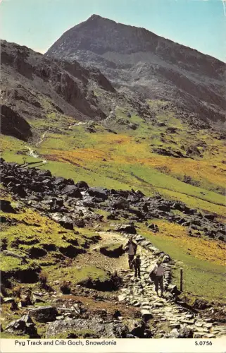 uk8089 pyg track crib goch snoedonia wales uk