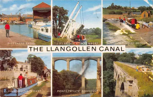 uk8658 the llangollen chanal wales uk