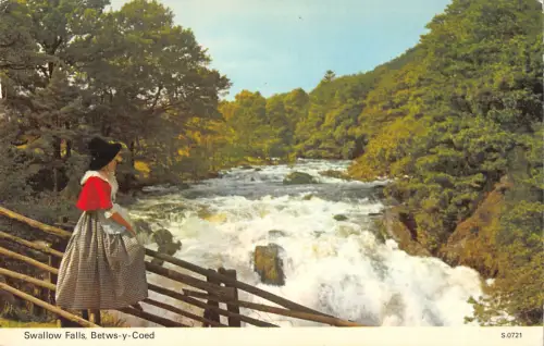 uk7019 swallow falls betws y coed wales uk