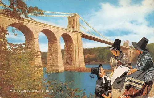 uk10770 menai suspension bridge wales uk