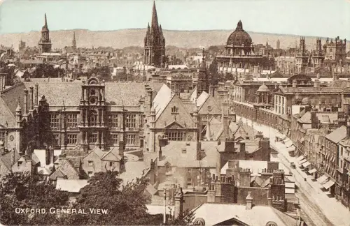 uk23073 general view oxford real photo uk