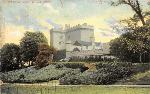 uk40456 old dundas castle queensferry scotland real photo uk
