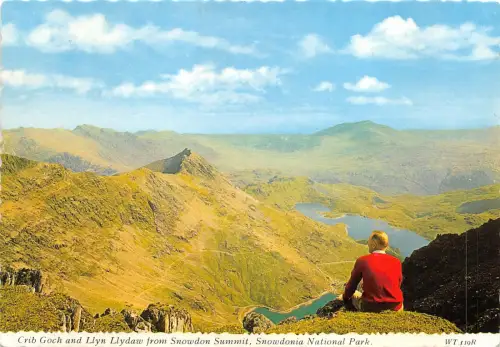 uk45434 crib goch and llyn llydaw snowdonia national park wales uk