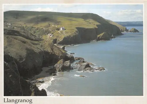 uk44975 llangrannog wales uk