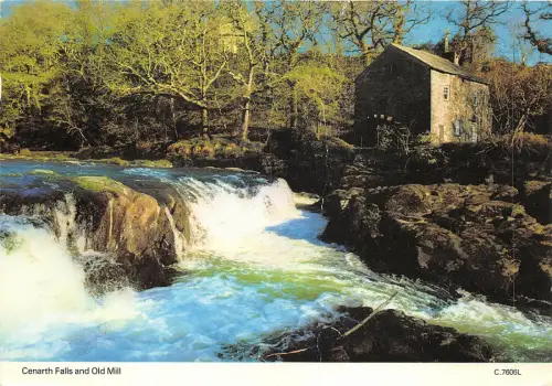 uk49930 cenarth falls and old mill wales uk