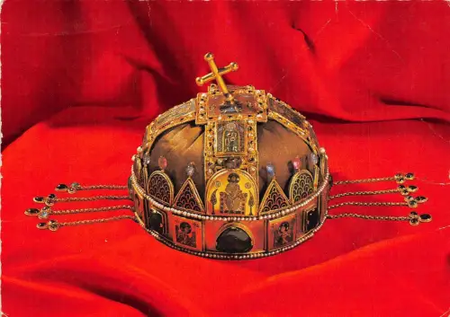 BF39040 Die ungarische Krone Ungarn Kunst Postkarte